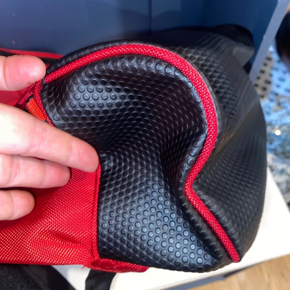 FUL Red Multi-Pocket Backpack with‎ audio port NWOT